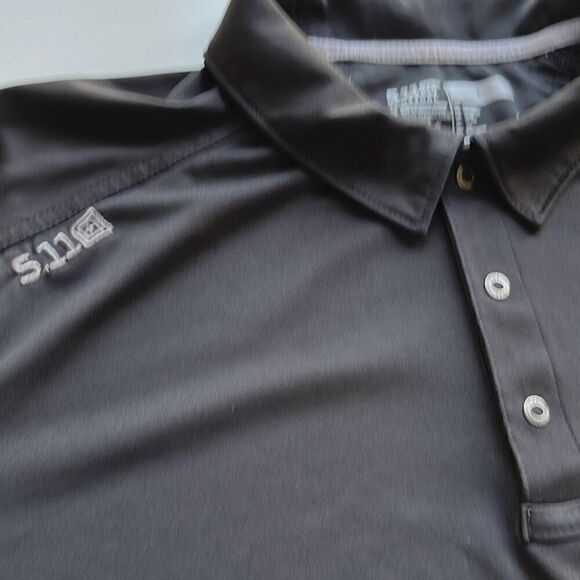 5.11 Tactical Series Performance Black Polo Mens L - Picture 4 of 11